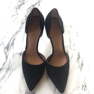 Jcrew Lana suede d'Orsay pumps
